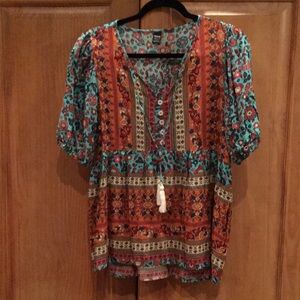 Leasty Floral Peasant Too